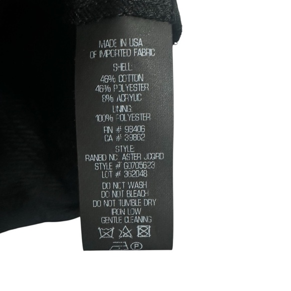 Theory Black Floral Jacquard Sleeveless Mini Dress Size 2 Fit & Flare Cocktail - Picture 4 of 11